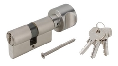 Ruột khóa đầu vặn đầu chìa 60mm, nickel