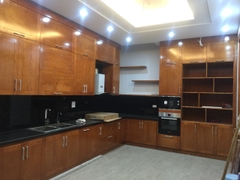 Tủ bếp gỗ sồi Nga TBSN 05