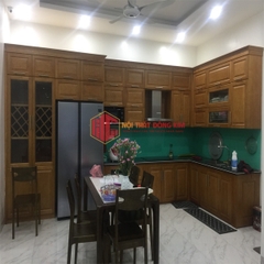 Tủ bếp gỗ sồi Nga TBSN 06