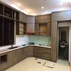 Tủ bếp gỗ Veneer TBGV 05