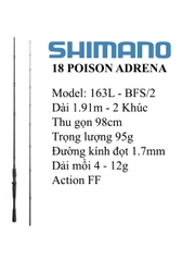 Cần Lure | 18 Poison Adrena