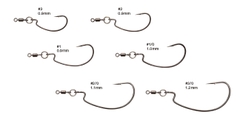 Lưỡi Câu | Lưỡi Mồi Mềm Varivas Hooking Master Ring Offset