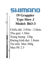 Cần Jig 19 GRAPPLER SLOW J