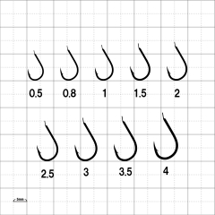 Lưỡi Có Ngạnh Gamakatsu Chinu Black 66-717