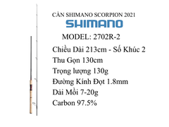 Cần Lure Scorpion