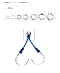 Bộ Lưỡi Câu | Khoen Kín Funadaiko Solid Ring