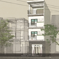 Xây nhà trọn gói - Nhà Chú Nam ngõ 187 Nguyễn Đình Thi, Hà Nội