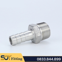 Đầu Nối Ren Ngoài 1 Đầu Đuôi Chuột - Chất Liệu Inox 304
