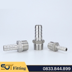 Đầu Nối Ren Ngoài 1 Đầu Đuôi Chuột - Chất Liệu Inox 304