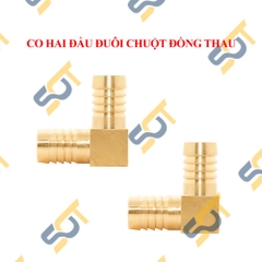 Co Đuôi Chuột, Co Nối Ống Hai Đầu Đuôi Chuột - Đồng Thau