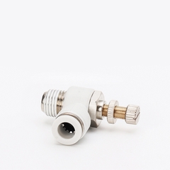 Van Tiết Lưu ESL, Van Khóa Nối Nhanh Cắm Ống STNC Ống 4 6 8 10 12 16 - Màu Trắng (Chính Hãng)