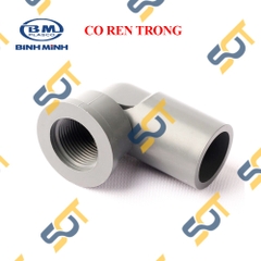 Co Nhựa PVC Trơn Dán + Ren Trong 21 27 - Thương Hiệu Bình Minh