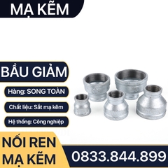 Côn Thu Mạ Kẽm, Bầu Giảm Ren Trong Sắt Mạ Kẽm