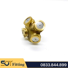 Béc Phun Nước 4 Hướng, Đầu Phun Tưới 4 Hướng Ren Trong 13
