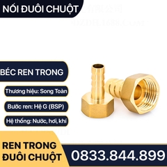 Béc Đuôi Chuột, Đầu Nối Ren Trong Đuôi Chuột Đồng Thau