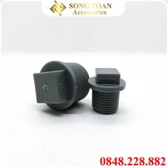 Nút Bít Ren Ngoài 21 27 34 / Đầu Bịt Nhựa PVC - Thương Hiệu Bình Minh