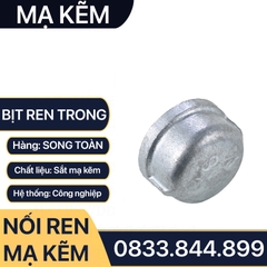 Đầu Bịt / Nút Bít Ren TrongSắt Mạ Kẽm - Ứng Dụng Trong Công Nghiệp