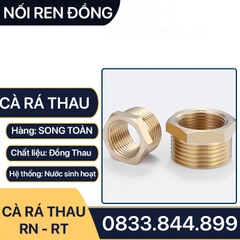 Cà Rá 34 Đồng Thau - Nối Giảm Ren Trong Ren Ngoài 34-27, 34-21, 34-17, 34-13
