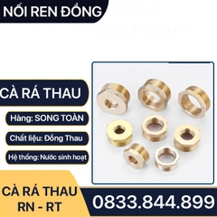 Cà Rá 34 Đồng Thau - Nối Giảm Ren Trong Ren Ngoài 34-27, 34-21, 34-17, 34-13