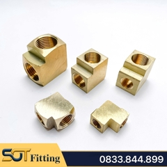 Co / Cút Hai Đầu Ren Trong Đồng Thau - Giải Pháp Kết Nối 90 Độ Hoàn Hảo