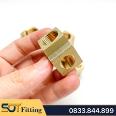 Co / Cút Hai Đầu Ren Trong Đồng Thau - Giải Pháp Kết Nối 90 Độ Hoàn Hảo