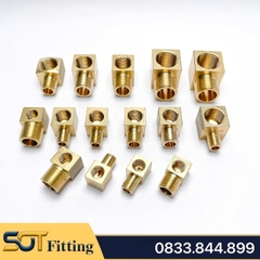 Co Điếu / Co Ren Trong Ren Ngoài 9.6 13 17 21 - Đồng Thau Phay CNC
