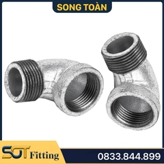 Co Điếu Ren Trong Ren Ngoài Sắt Mạ Kẽm - Giải Pháp Kết Nối Tin Cậy