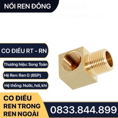 Co Điếu Đồng, Co Ren Trong Ren Ngoài 9.6 13 17 21 - Đồng Thau