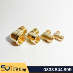 Co Ren Trong Ren Ngoài, Cút Góc 90 Độ Bằng Đồng Thau H58 Cong Điếu Chuẩn Ren BSP