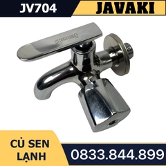 Củ Sen Tắm JV704 Tay Dẹp Nước Lạnh Đồng Thau Mạ Crom Javaki  | Sự Lựa Chọn Hoàn Hảo Cho Phòng