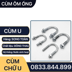 Cùm Chữ U Sắt Mạ, Cùm Ulbolt Treo Ống Sắt Mạ Xi