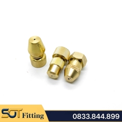 Đầu Béc Phun Điều Chỉnh, Đầu Phun Khử Trùng Làm Mát Đồng Thau Ren Trong 13