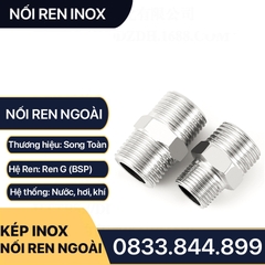 Nối Ren Inox, Kép ren Inox 21 27 Inox Bóng 201