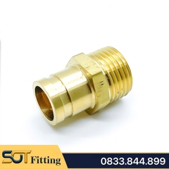 Đầu Nối Máy Giặt, Béc Ren Trong Ngoài Gài Bi Vit Ốc Đồng Thau Ren 21