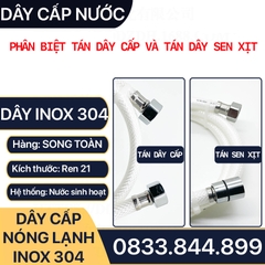 Dây Nhựa Cấp Nước Vòi Xịt, Vòi Sen Dài 120 150cm