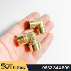 Co Ren Trong 2 Đầu, Cút Đồng Ren Góc 90 Độ Bằng Đồng Thau H58 Cong Chuẩn Ren BSP