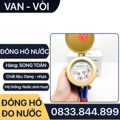 Đồng Hồ Nước, Đồng Hồ Cơ Sinh Hoạt Hiệu FG Lắp Đặt Nhà Trọ, Nhà Dân Dụng