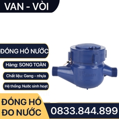 Đồng Hồ Nước Nhựa, Đồng Hồ Cơ Sinh Hoạt Nhựa Lắp Đặt Nhà Trọ, Nhà Dân Dụng