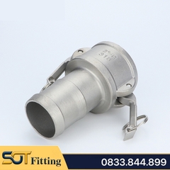Đuôi Chuột Kiểu Camlock Type C Khớp Nối Nhanh Đầu Cái Inox 304 (DN15 - DN100)