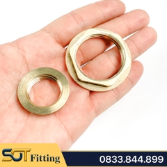 Ecu / Đai Xoay Ren Trong Hệ BSP / Tán Siết Cố Định – Đồng Thau