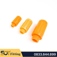 Giảm Thanh Bằng Nhựa Nối Ren 9.6, 13, 17, 21 – Metal Silencers Cho Hệ Thống Khí Nén