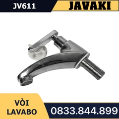 Vòi Lavabo JV611 Tay Đúc Thân Đồng Mạ Crom Javaki