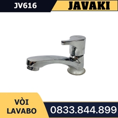 Vòi Lavabo JV616 Tay Giọt Nước Thân Đồng Mạ Crom Javaki | Thiết Kế Tinh Tế Cho Phòng Tắm