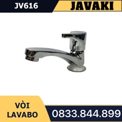 Vòi Lavabo JV616 Tay Giọt Nước Thân Đồng Mạ Crom Javaki | Thiết Kế Tinh Tế Cho Phòng Tắm