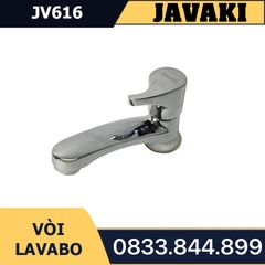 Vòi Lavabo JV616 Tay Giọt Nước Thân Đồng Mạ Crom Javaki | Thiết Kế Tinh Tế Cho Phòng Tắm