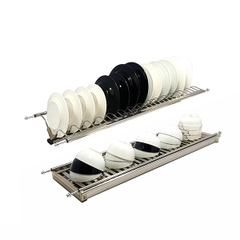 Kệ Bát Đĩa Cố Định Chữ V Mạ Crom Cao Cấp - Thương Hiệu Tủ Bếp Camryn