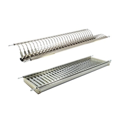 Kệ Bát Đĩa Cố Định Chữ V Mạ Crom Cao Cấp - Thương Hiệu Tủ Bếp Camryn