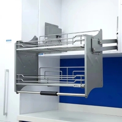 Kệ Bát Đĩa Nâng Hạ Oval SUS 304 Cao Cấp - Thương Hiệu Tủ Bếp Camryn