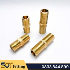 Kép Ren Bằng Đồng 21 Dài 50 & 70mm Hai Ren Ngoài