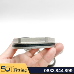 Khớp Nối Bồn Nước Inox 304 Đế Phẳng Cho Hệ Thống Bồn Nước
